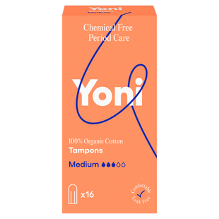 Yoni-Tampons Medium aus Bio-Baumwolle