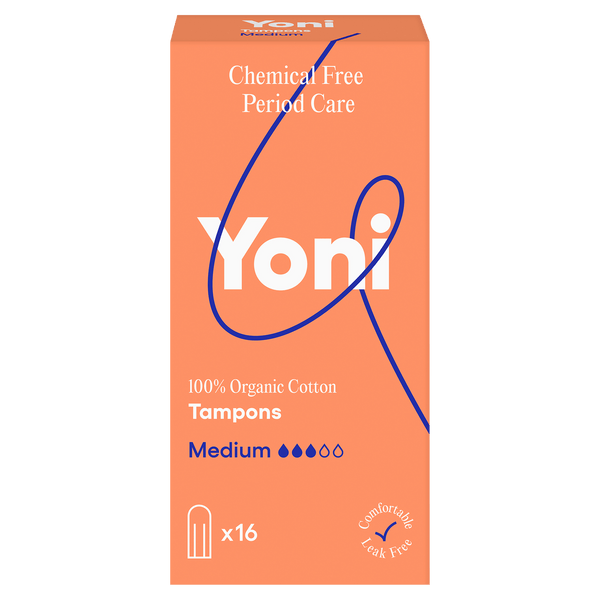 Yoni Tampons Medium van biokatoen