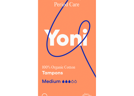 Yoni Tampons Medium van biokatoen