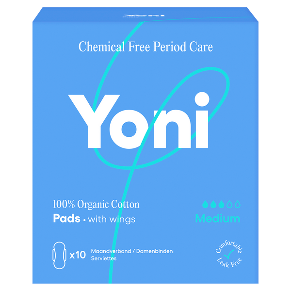 Yoni Maandverband medium van biokatoen