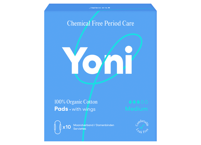 Yoni Maandverband medium van biokatoen