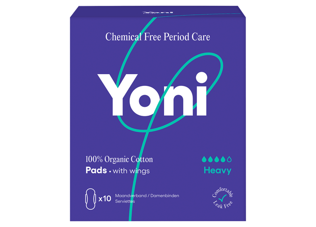 Yoni Damenbinden schwer aus Bio-Baumwolle