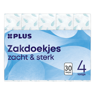 Zakdoekjes 4-laags 30x10 stuks