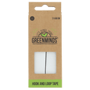 Greenminds Klettband selbstklebend Weiß 60 cm