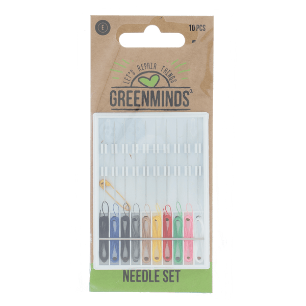 Greenminds Nadeln mit Faden sortiert 10 Stk.