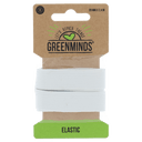 Greenminds White Elastic 20 mm 2,4 mtr