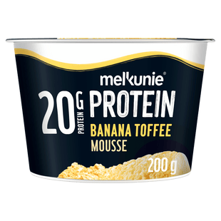 Melkunie Proteine mousse banoffee pie