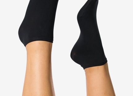 women's ankle socks - 2 pairs black