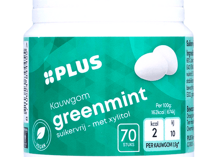 Chewing gum greenmint
