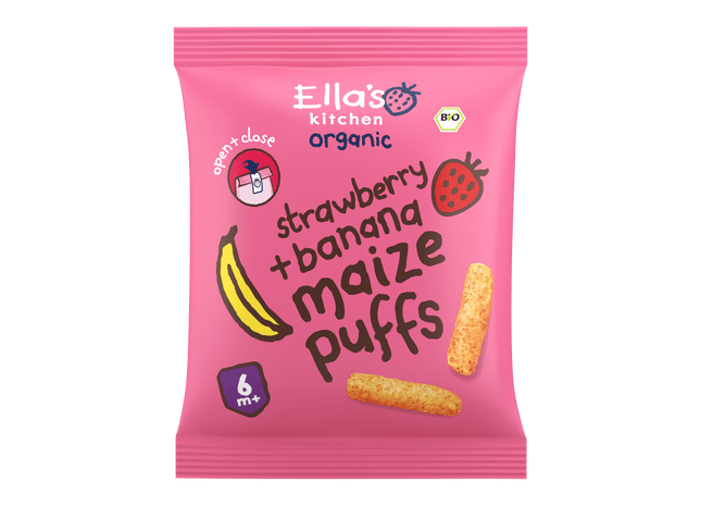 Ella's Kitchen 7+ Smikkelsticks Aardbei Banaan