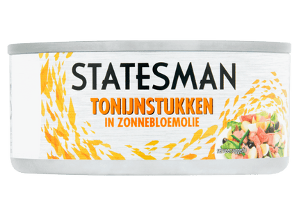 Statesman Tonijnstukken in zonnebloemolie