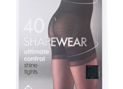 ultimate control tights gloss 40D black