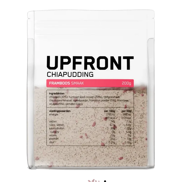 Upfront Chiapudding framboos smaak
