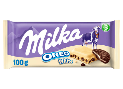 Milka Oreo white chocolate bar white