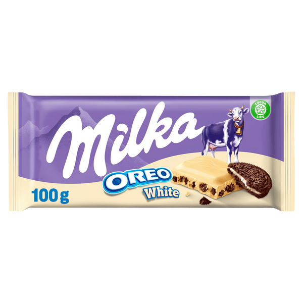 Milka Chocoladereep Oreo Wit
