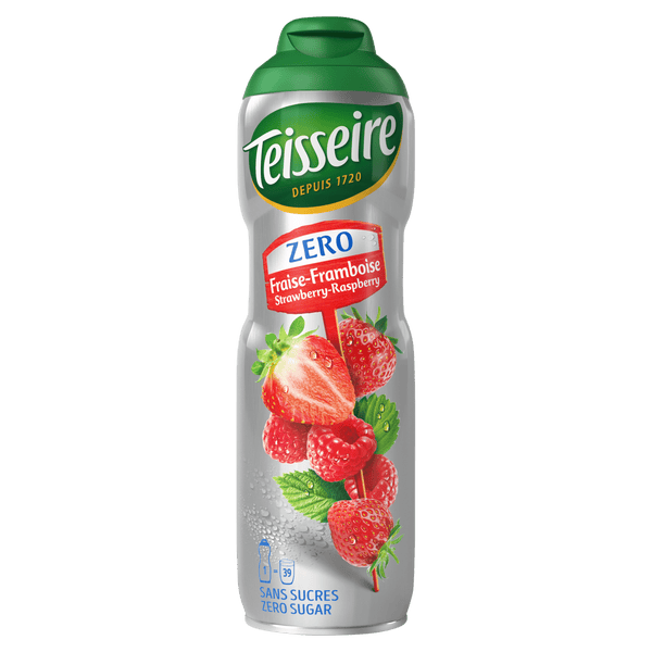 Teisseire Sirup Erdbeere Himbeere Null