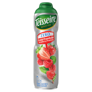 Teisseire Siroop aardbei framboos zero