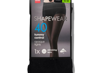 tummy control panty 40 denier black