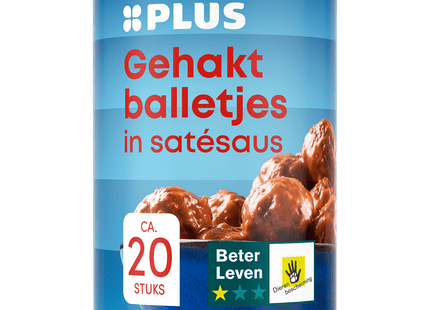 Gehaktballetjes in satésaus