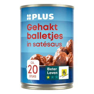 Gehaktballetjes in satésaus