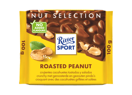 Ritter Sport Chocoladereep geroosterde pinda's