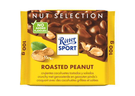 Ritter Sport Chocoladereep geroosterde pinda's