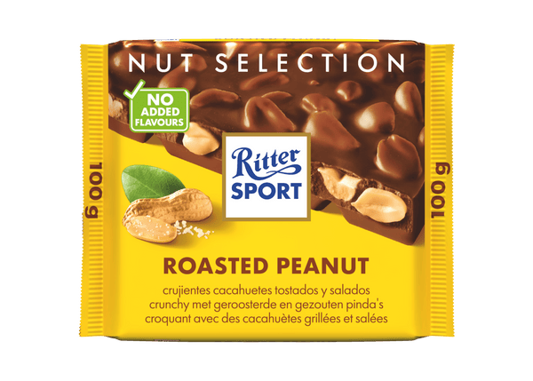 Ritter Sport Chocoladereep geroosterde pinda's