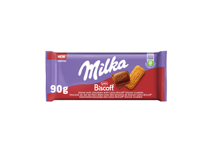 Milka Chocoladereep Biscoff