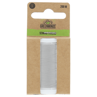 Greenminds Garen Polyester Lichtgrij 200m
