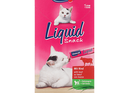 Vitakraft Liquid snack rund & kattengras