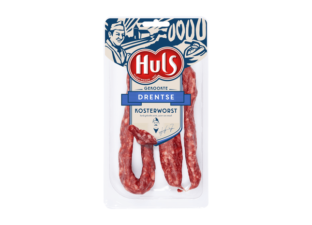 Huls gekochte Drenthe-Koster-Wurst