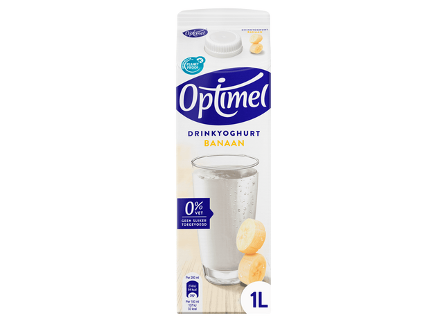 Optimel Drink banaan 0% vet