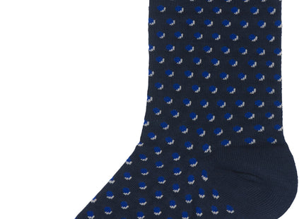 men's socks with cotton - 5 pairs dark blue