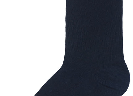 men's socks with cotton - 5 pairs dark blue