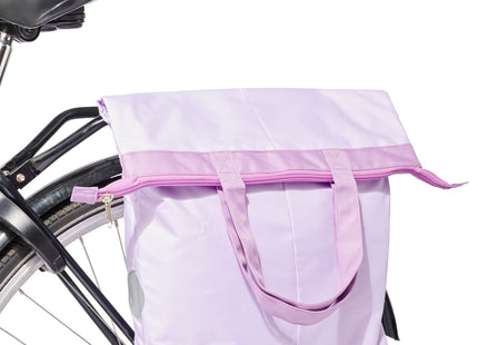 single bicycle bag 20L rPET lilac 51x34x12