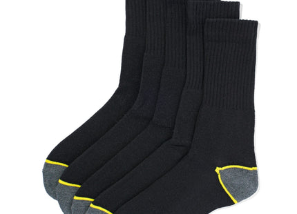 men's work socks - 5 pairs black
