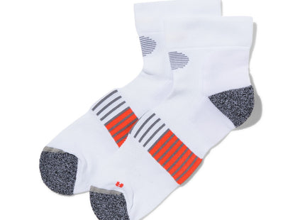 men's sports socks - 2 pairs white