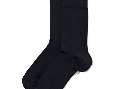 men's socks wool - 2 pairs dark blue