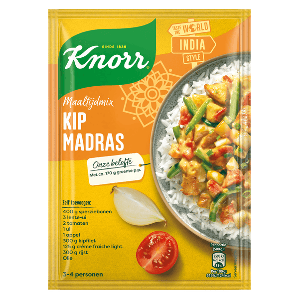 Knorr Maaltijdmix Kip Madras