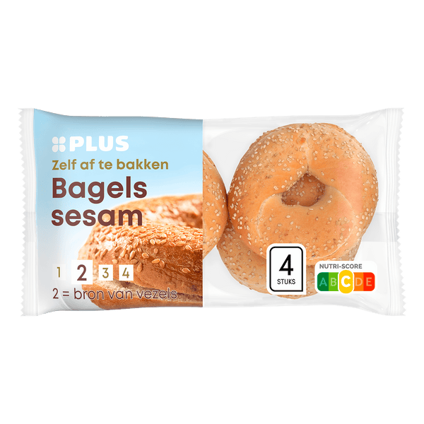 Bagels with sesame
