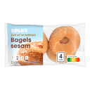 Bagels with sesame