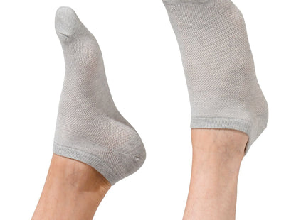 heren sokken met katoen mesh - 5 paar donkerblauw