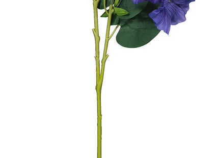 artificial flower 75cm blue