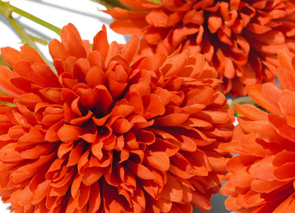 artificial flower dahlia orange