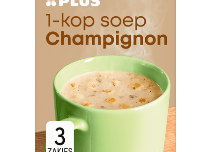 1 kops soep champignon  Dutchshopper