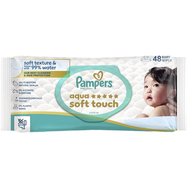 Pampers Aqua Soft Touch Baby-Feuchttücher