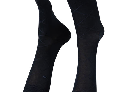 men's socks glossy cotton - 2 pairs dark blue