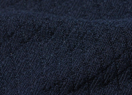 heren sokken met katoen textuur donkerblauw