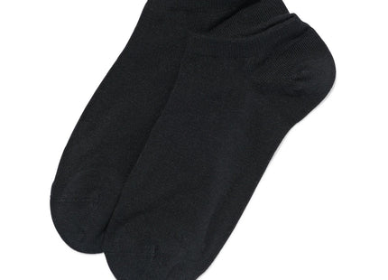 men's ankle socks with bamboo - 2 pairs black