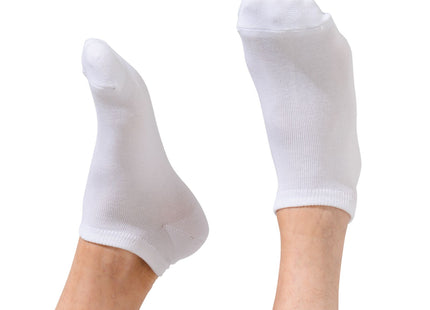 men's ankle socks with bamboo - 2 pairs white